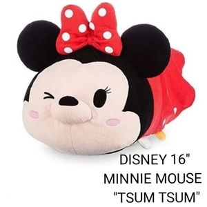 16" DISNEY TSUM TSUM "Minnie Mouse" Soft Plush Collectible!